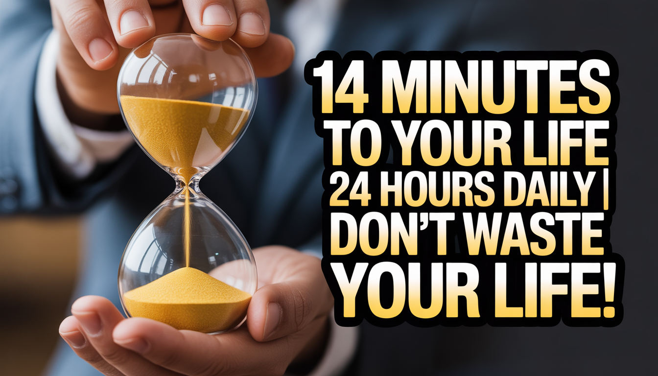 14 minutes To Your Life 24 Hours Daily | Don’t Waste Your Life!