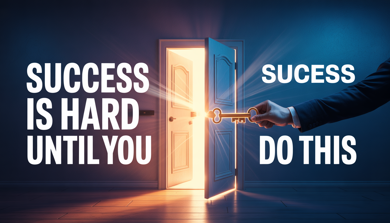 Success is Hard Until You Do This: